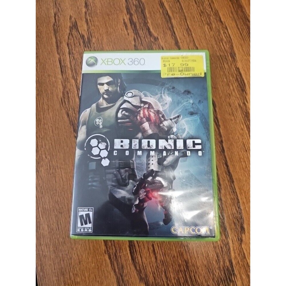 Bionic Commando (Microsoft Xbox 360, 2009) Complete with Manual CIB